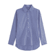 thumbnail image 1 of 2024 nueva camisa Casual para mujer cómoda Simple a rayas azul y blanco clásico Retro primavera y otoño Top de manga larga, 1 of 5