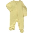 thumbnail image 2 of Wonder Nation Baby Gender Neutral Zip Front Footed Sleep N Play Pajamas, 2-Pack, Sizes Preemie-6/9 Months, 2 of 3