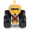 thumbnail image 5 of Monster Jam Spin Master 1:64 Diecast Truck Series 31 Ruff Crowd Monster Mutt Golden, 5 of 7