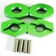 thumbnail image 1 of Rueda de montaje hexagonal Vogacara Verde 1/10 AXIAL SCX10, 1 of 6