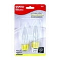 thumbnail image 4 of Satco Products S3731 25W Torpedo Decorative Light Bulb  Clear, 4 of 4