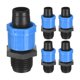 thumbnail image 1 of Uxcell 5-Pack Conectores de Plástico con Barba para Riego por Goteo, Conector de By-Pass de 5/8 a 1/2 Pulgada, 1 of 1