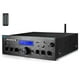 thumbnail image 1 of Pyle Sistema Amplificador De Potencia Inalámbrico Bluetooth - Receptor Estéreo De Audio De Sonido De Doble Canal De 200 W Con Entrada De Micrófono Usb Sd Aux Con Radio Echo Lcd - Para Entretenimiento, 1 of 5