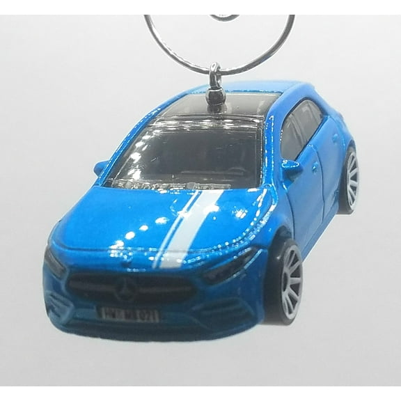 Christmas Ornament for 2019 Mercedes-Benz A-Class Blue/White Stripe