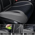 thumbnail image 3 of FLORICH Car Seat Covers Front Pair, Luxury Design Seat Protectors, Universal Auto Interior Accessories Fit for Most Cars, Black & Gray, 3 of 6