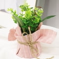 thumbnail image 5 of GETAJGHSD Indoor Fake Greenery 2Pcs Artificial Plant Adornment Tpe Assorted Color Flat Bottom Design 7.5*6.3in, 5 of 8