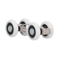 thumbnail image 3 of Roue de Porte de Douche, Installation Facile Rouleau de Porte de Douche Accessoires Complets Alliage de Zinc Premium Résistant à l'Usure pour Meubles pour Baignoires, 3 of 7