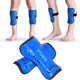 thumbnail image 1 of Espinilleras de fútbol para niños, jóvenes, adultos, espinilleras protegidas, espinilleras de fútbol para niños, equipo de protección, ligero y transpirable para partidos de fútbol, 1 of 1