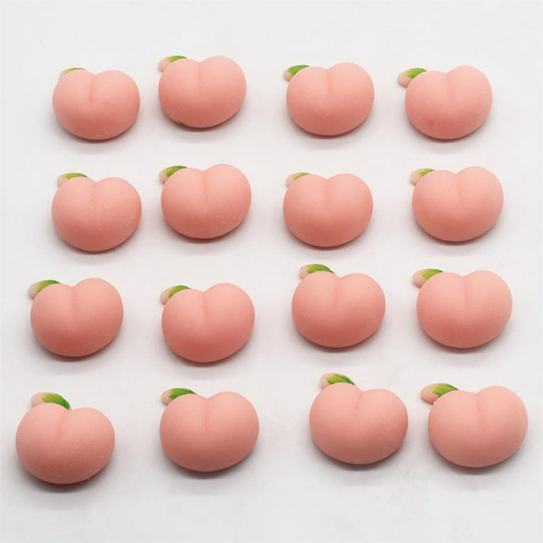 Cute Fruit Peach Slow Rising Squishys Squeeze Toy Stress Reliever Fun GiS9  B6I8