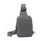 thumbnail image 5 of Bolso de pecho de moda para hombre, bolso de hombro, mochila de viaje, bolso cruzado Gris, 5 of 9