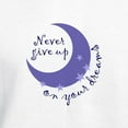 thumbnail image 3 of CafePress - NEVER GIVE UP ON DREAMS Hoodie - Pullover Hoodie, Hooded Sweatshirt, 3 of 4