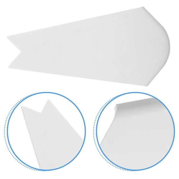 SEWCHICS White ABS Camper Door Corner Cover for RV Slide Out and Weather Resistant