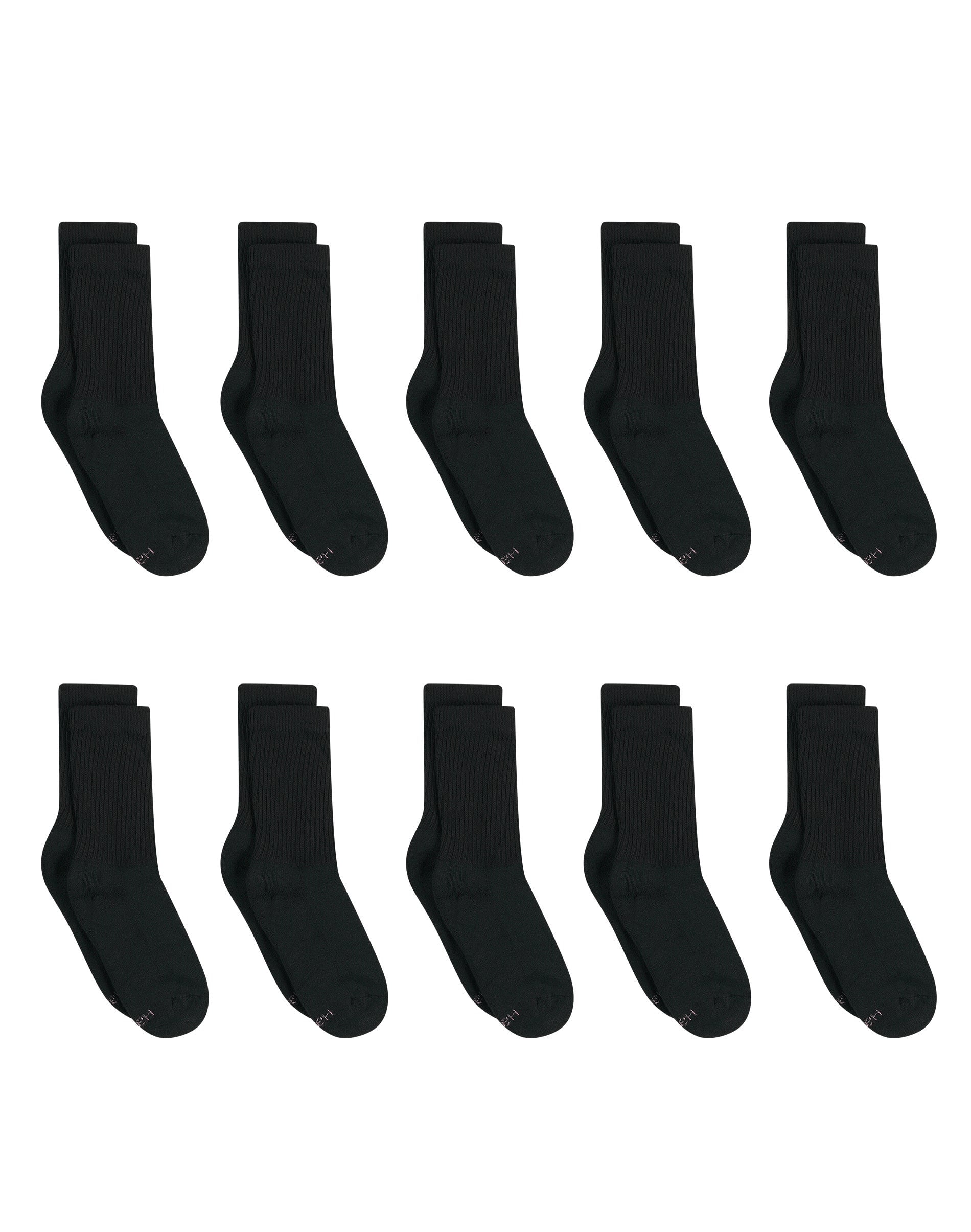 Women's Crew Socks, Cushioned, 10-Pack, Size 5-9