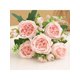 thumbnail image 4 of 1PC Artificial Peony Rose Flowers Bouquet For Wedding Decoration, Bride Holding Flower Material, DIY Cake Decoration Material, Wreath Material, Home B, 4 of 4
