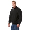 thumbnail image 3 of KingSize Men's Big & Tall Quarter Zip-Front  Fleece Jacket, 3 of 5