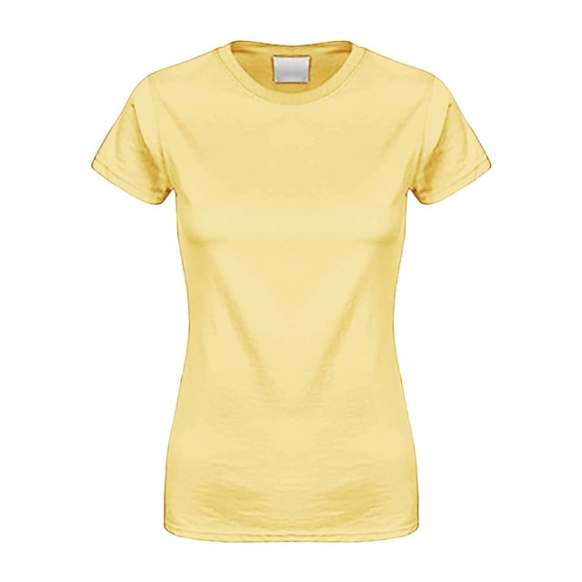 HOT SALE!! T-Shirt à Manches Courtes Protection Solaire pour Femmes Ajusté Yoga Course Gym Entraînement Haut Basique en Coton Col Rond Ajusté Longueur Tunique T-Shirt C m