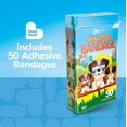 thumbnail image 2 of BioSwiss Bandages, Bulldog Shaped Self Adhesive Bandage, Latex Free Sterile Wound Care, Fun First Aid Kit Supplies for Kids and Adults, 50 Count, 2 of 8