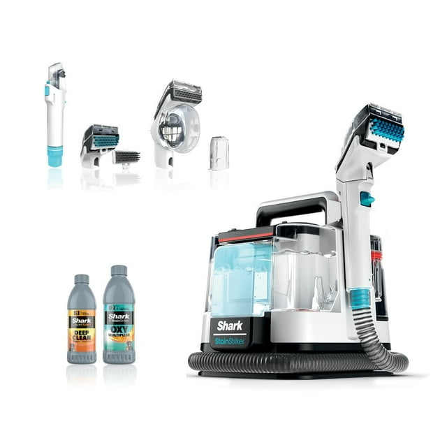 Reacondicionado Eliminador de manchas y manchas Shark PX201 StainStriker, color blanco