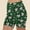 Green, variant on LbsKUS Womens Floral Printed Yoga Shorts Workout Biker Running Sport Shorts Summer Short Hot Pants Tummy Control Yoga Shorts 2024 Hiking Outdoor Causal Shorts,Green,XL