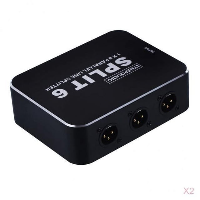 2 Unids Splitter Plástico Distribuidor la Salida Generalmente Puede Seis Interfaces Sin una Distorsión de la de Señal