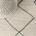 thumbnail image 6 of JONATHAN Y MOROCCAN HYPE 8 x 10 Area Rug, Zaina Moroccan Beni Souk - Cream/Black, MOH203A-8, 6 of 11