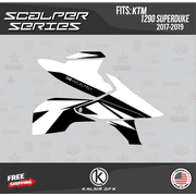 Kalair GFX Graphics Kit for Ktm 1290 SUPER DUKE (2017-2018) Scalper Series