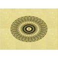 thumbnail image 1 of Ahgly Company Machine Washable Indoor Rectangle Transitional Sun Yellow Area Rugs, 2' x 3', 1 of 7