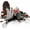 StyleC, variant on Crawling Zombie Animatronic, Moving Arms, Red Glowing Eyes & Scary Sounds for Haunted House, Hallway & Party & Spooky Home Decor Motorized Creeping Zombie