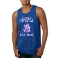 thumbnail image 1 of Wild Bobby, I Have Crystals For That Healing Stones Gemstone Chakra, Inspirational/Christian, Men Graphic Tank Top, Royal, Medium, 1 of 4