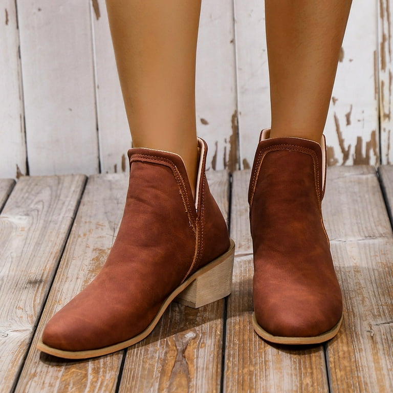 SEMIMAY Women Ankle Boots Autumn And Winter Fashion Foreign Trade