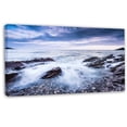 thumbnail image 5 of DESIGN ART Designart "Waves Crashing At Beach" Seashore Canvas Wall Artwork Print 60 in. wide x 32 in. high - 5 Panels Diamond Shape, 5 of 5