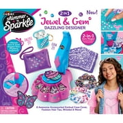 Shimmer N Sparkle: 2-In-1 Jewel & Gem Dazzling Designer W/ 8 Accessories, Ages 8+