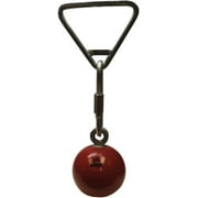 Throwing Weight Hammers Solid Iron Lathe-Turned Ball with Ball Bearing Swivel & Wide Grip Handle, 25 lb