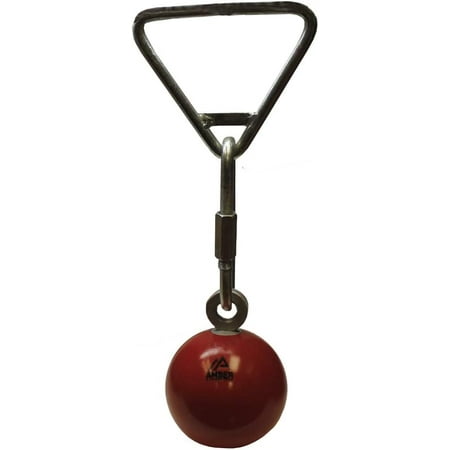 Throwing Weight Hammers Solid Iron Lathe-Turned Ball with Ball Bearing Swivel & Wide Grip Handle, 25 lb