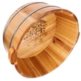 thumbnail image 4 of Spa Basin Wood Foot Bucket Reusable Foot Bath Bucket Foot Bathing Bucket Foot Bath Bucket, 4 of 9