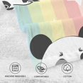 thumbnail image 4 of SKYSONIC Panda Rainbow Patterned Hand Towels 2 PCS, Cotton Bath Towel for Drying Face Hands Body ,Absorbent Lightweight Towels for Bathroom Ktichen Travel Gym, 16"x28", 4 of 7