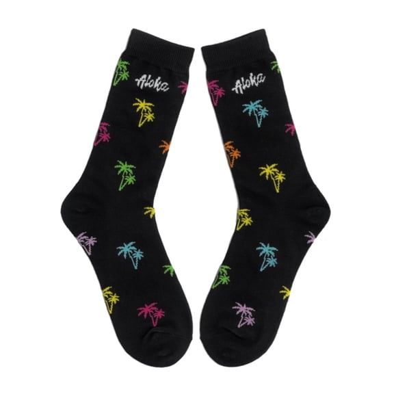 Stylish Chiefly Palm Tree Long Socks for Everyday Comfort