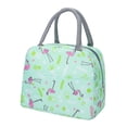 thumbnail image 2 of Bolsa impermeable para el almuerzo, bolsa térmica Oxford aislada para alimentos, bolsas para el almuerzo para Picnic, fiambrera más fresca para , VERDE Sunnimix Bolsas de almuerzo para picnic, 2 of 8