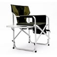 thumbnail image 5 of 2-piece Padded Folding Outdoor Chair with Side Table and Storage Pockets,Lightweight Oversized Directors Chair for indoor, Outdoor Camping, Picnics and Fishing,, 5 of 10