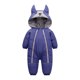 thumbnail image 1 of Body De Bebé Canastilla Onesies Para Niño Pequeño Invierno Casual Bordado De Dibujos Animados Con Capucha Cálido Doble Cremallera Infantil Azul Marino Odeerbi LM103-3185, 1 of 4