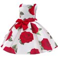 thumbnail image 2 of GHSDFBB Robe Fille pour Anniversaire Mariage Fête Occasion Spéciale Sequins Tulle Robe Princesse 3-10 Ans, 2 of 6