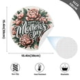 thumbnail image 3 of Flowers Mother's Day Black Round Placemats Plate Mats 15 Inch Non-Slip Heat Resistant Washable PVC Set Indoor for Kitchen Dining Table 4PCs, 3 of 6
