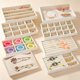 thumbnail image 1 of Caja de Almacenamiento de Joyería, Bandeja de Joyería de Terciopelo, Multifuncionales Caja Para Cajones, Bandejas Apilables, Para Collares, Aretes, Pulseras, Anillos, 1 of 4