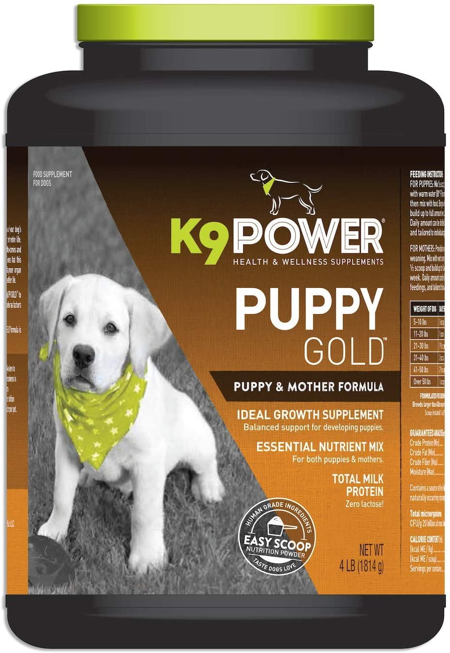 K9 Power Puppy Gold Nutritional Supplement for Growing Puppies