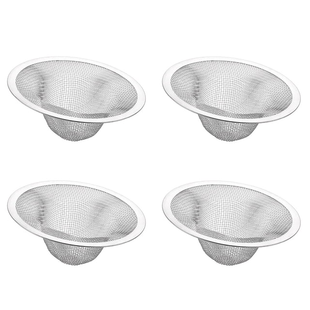 unbranded 4Ud De Malla Para Fregadero Y Desagüe Con Anti Óxido Para Uso En Cocina Y Plateado
