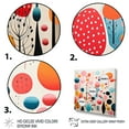 thumbnail image 3 of Designart "Playful Patterns Mid Century Pink Delight I" Mid-century Wall Decor, 3 of 5