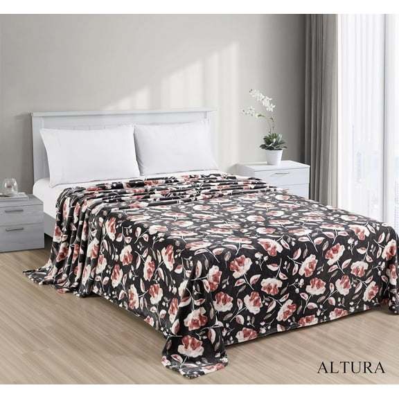 FAITH, HOPE, LOVE HOME DÉCOR Altura King Size Plush Blanket - Soft and Cozy Brown Blanket