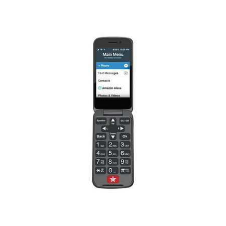 Jitterbug Flip2 Cell Phone for Seniors - Red