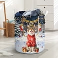 thumbnail image 3 of Happy New Year 2026 Maine Coon Holiday Balloons Party Snow Foldable Laundry Basket Cat Lover Kitten Owner Gifts Organizer Storage with Handles - 13018, 3 of 5