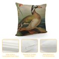 thumbnail image 4 of QZHH  Wood Duck Throw Pillow Cover Painting Animal Artwork Wild Feather Outdoor Nature Plumage Square Pillow Case Cushion Cover for Home Car Decorative, 4 of 5